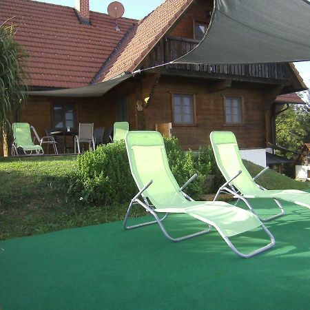 Ferienwohnung Blockhaus Familie Raidl Riegersburg Exterior foto